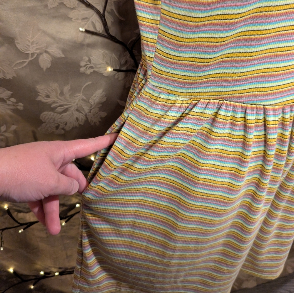 Wild Fable Striped Romper, Size L, EUC! - Picture 5 of 7